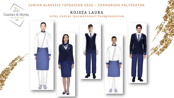 Junior Klasszis TopDesign 2025 formaruha pályázat díjazottjainak pályamunkái